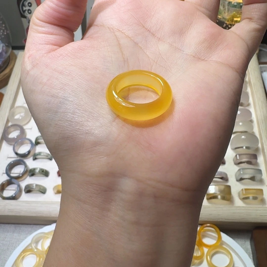 合金戒指玛瑙/玉髓844港13