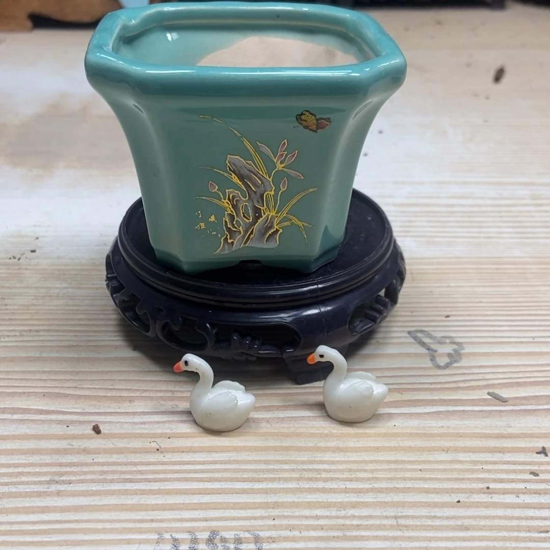 瓷片陶瓷花盆陶瓷艺术