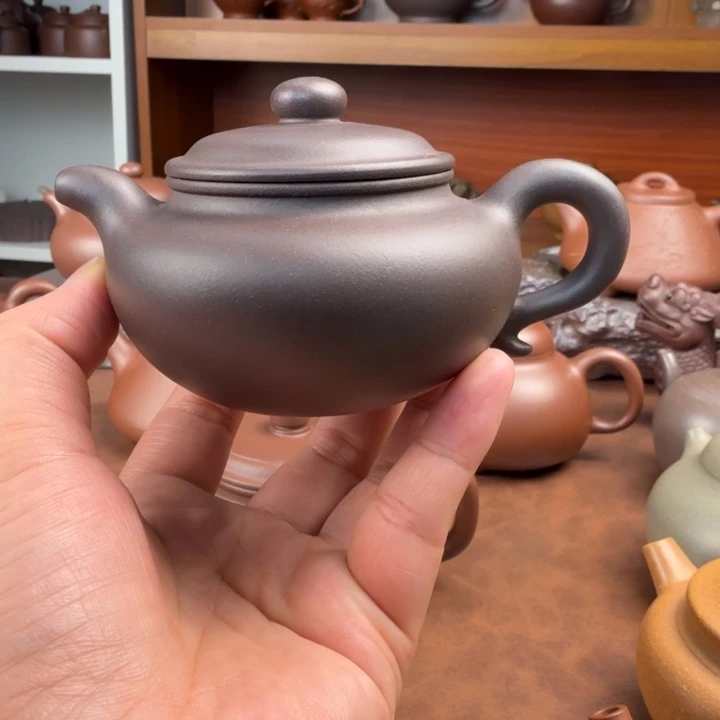茶壶紫砂半手工仿古容量150