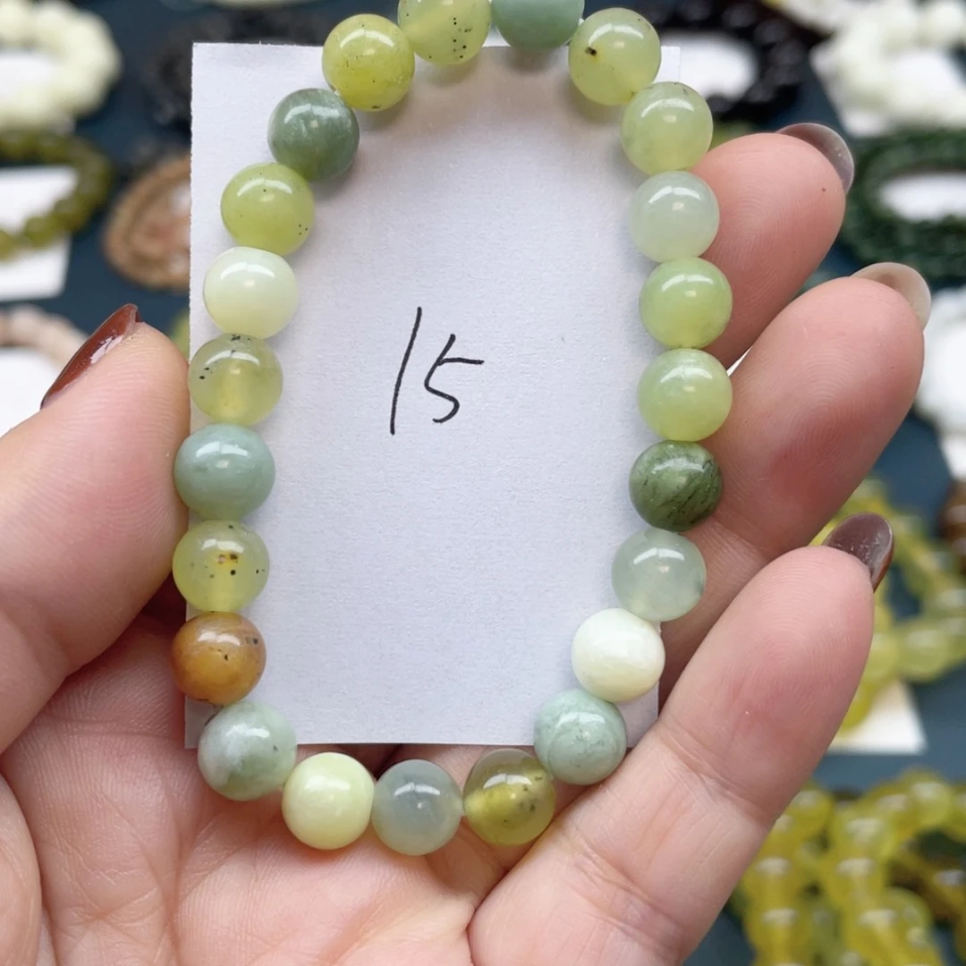 未镶嵌蛇纹石玉手串