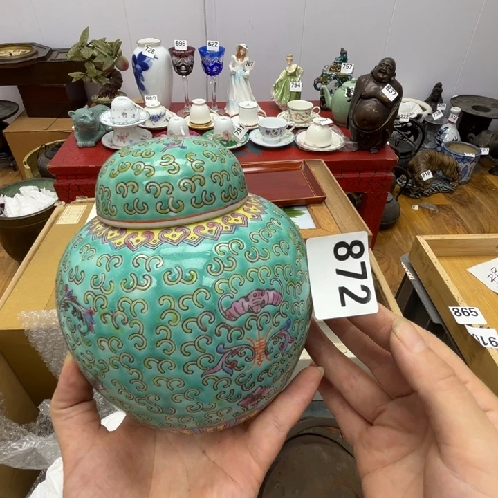 瓷片呀工艺品摆件瓷器摆件正能量