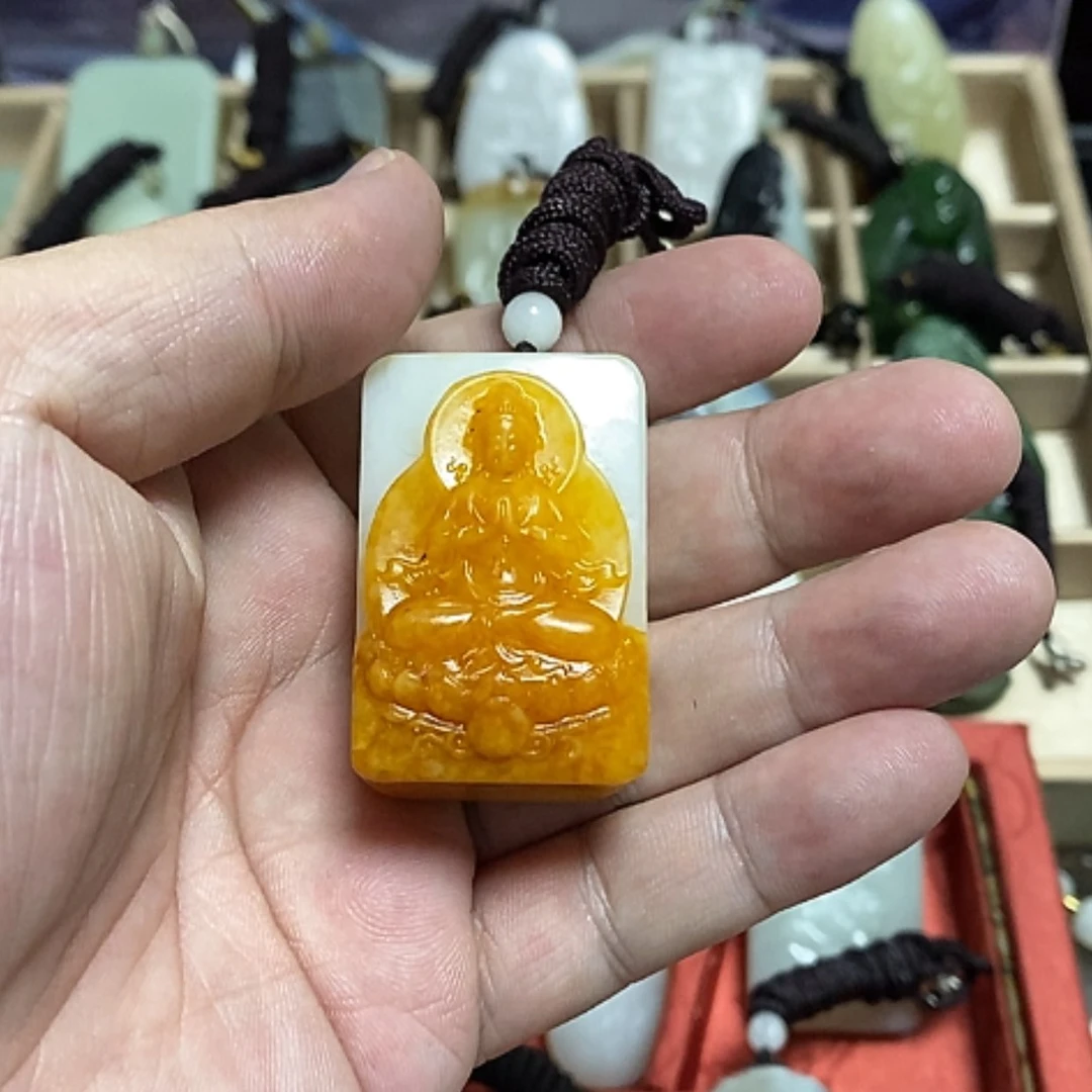 【闪购商品】和田玉颈饰未镶嵌不**山