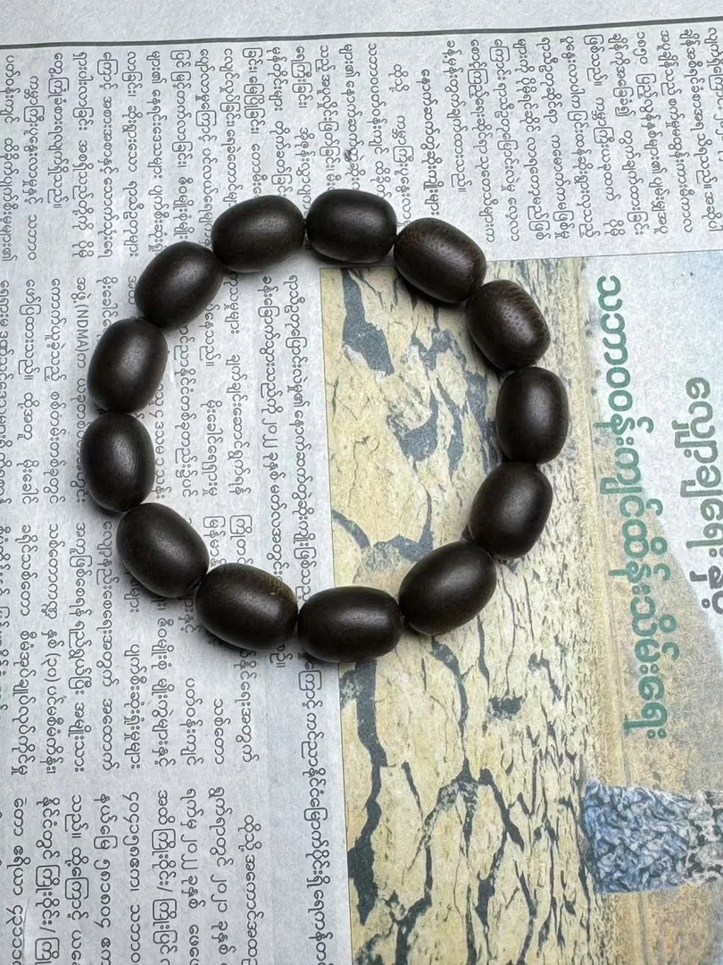 TSYN79金三角黑奇沉香单圈手串（多样性发货）