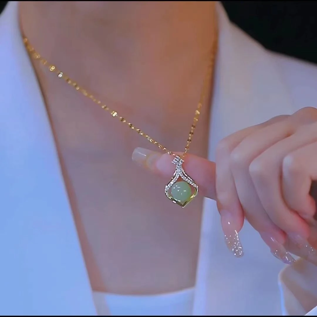 铜亚克力项链 【母亲节限定】轻奢福袋香包项链百搭复古气质坠链