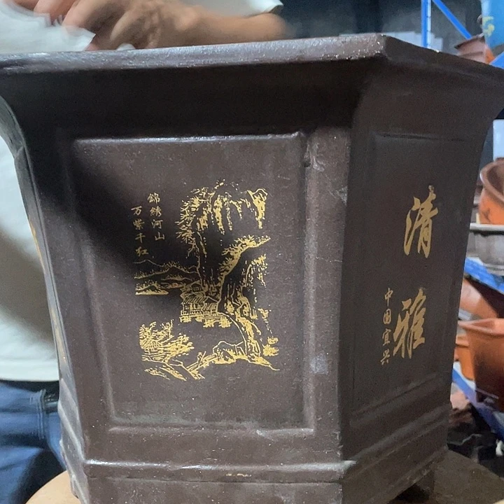 黑色清雅六方大号