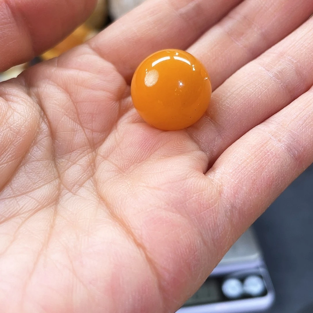 琥珀颈饰未镶嵌荆*甜蜜蜡珠