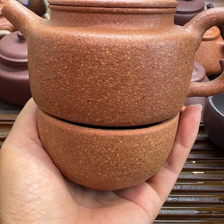 紫砂茶壶黄降坡得钟