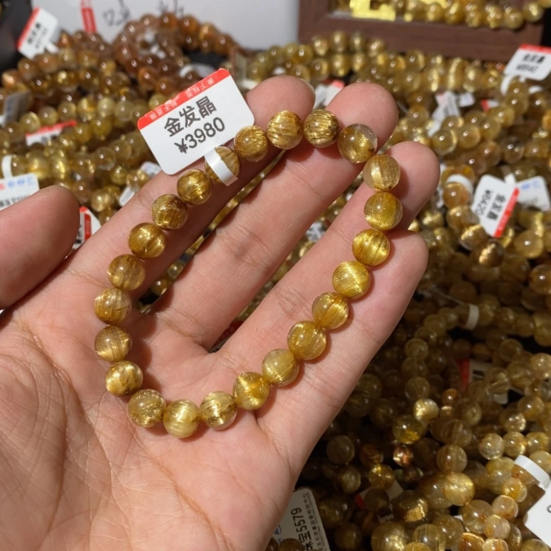 水晶手链未镶嵌是