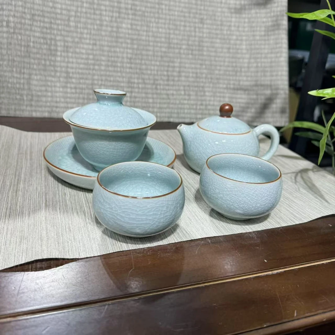 【中国邮政专属链接】衡山社冰花茶壶套组 bb078