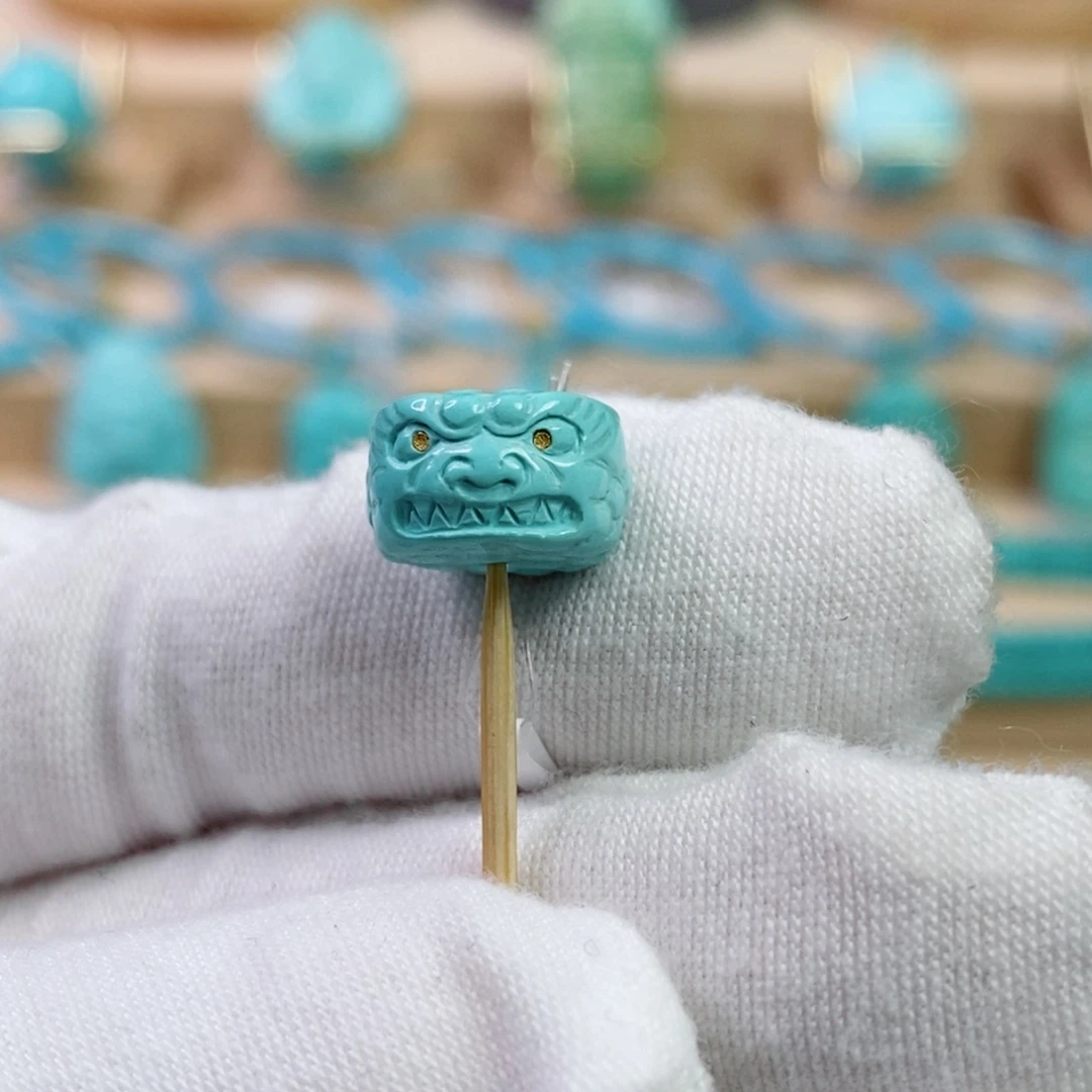 绿松石未镶嵌珠宝奇石11.5mm