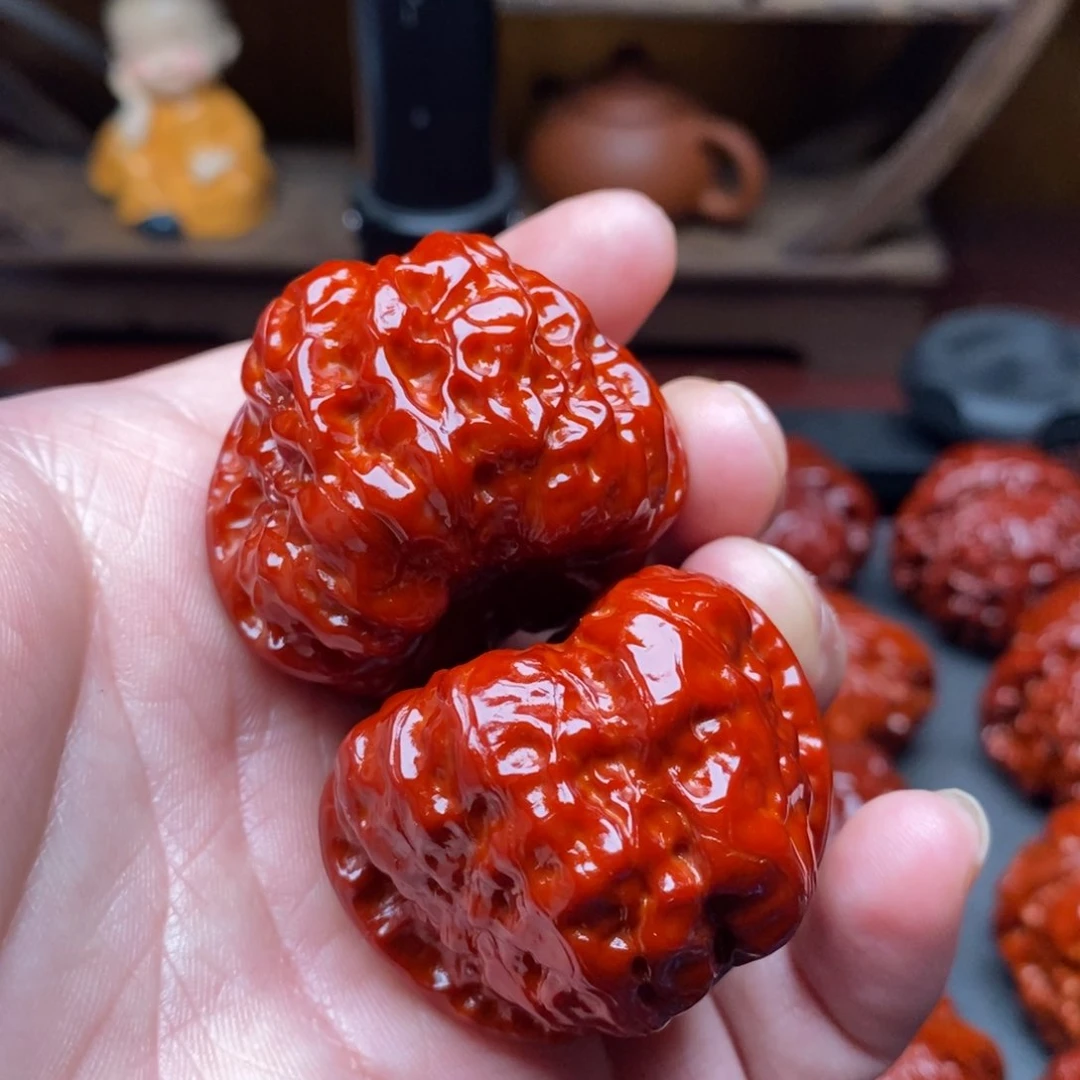 吊坠文玩核桃爱*茄40蛤蟆头。