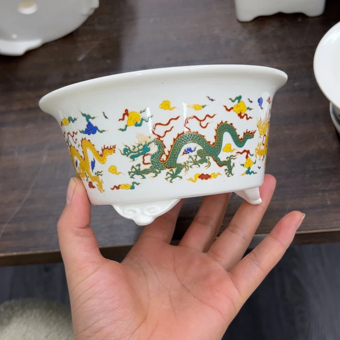 紫砂花盆281号微瑕15/7.5cm