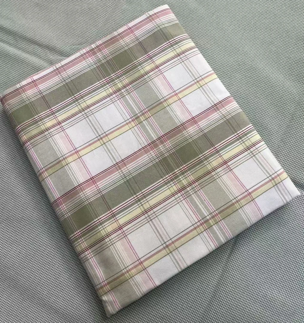 老粗布床单格子三件套床单学生宿舍大床老粗布炕单加厚