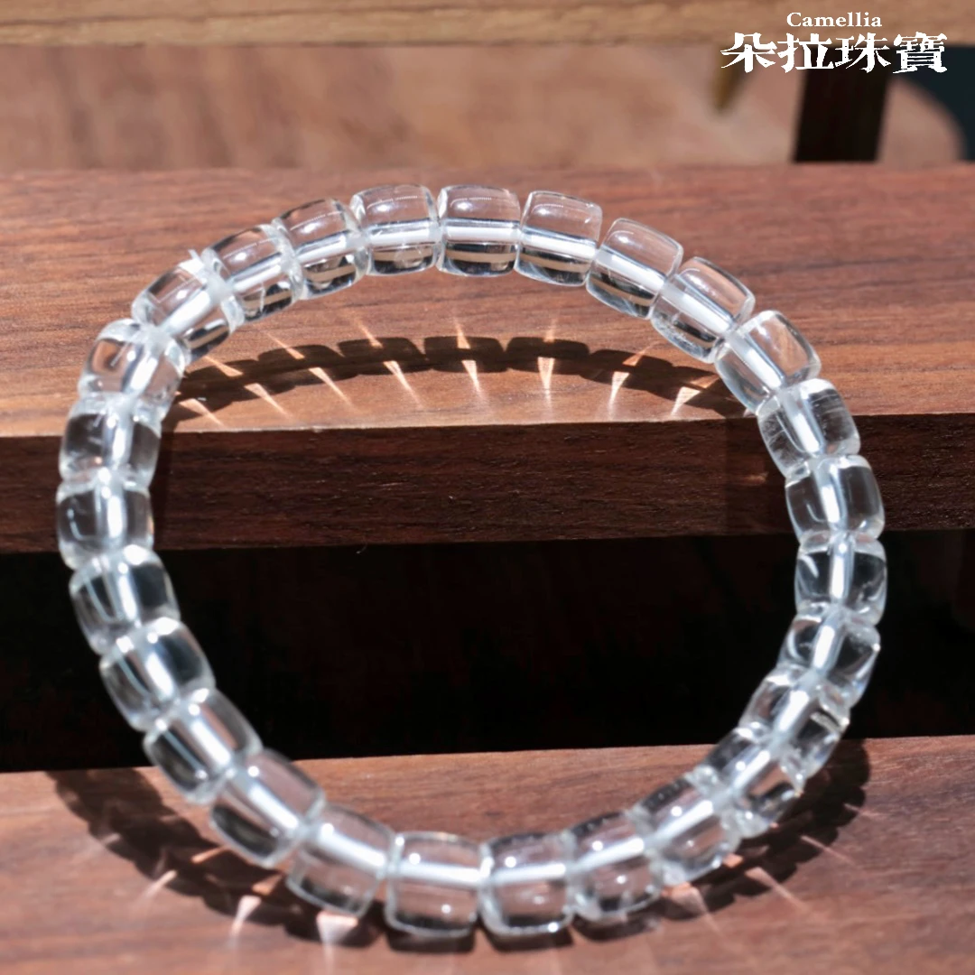 人间山茶 A2-2953 白水晶手串 多样性发其一