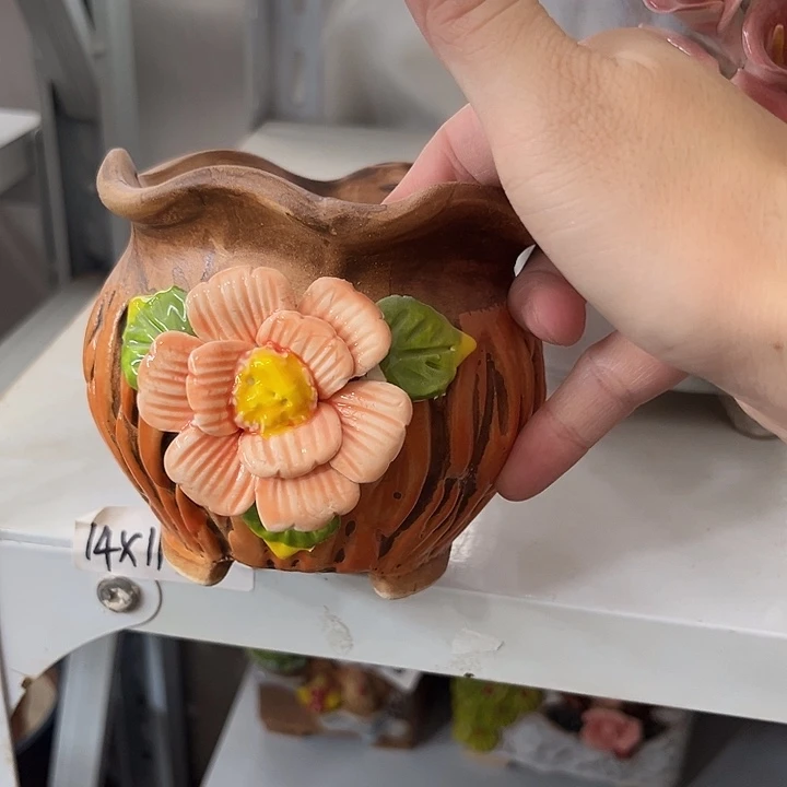紫砂花盆粗陶材质多肉花盆