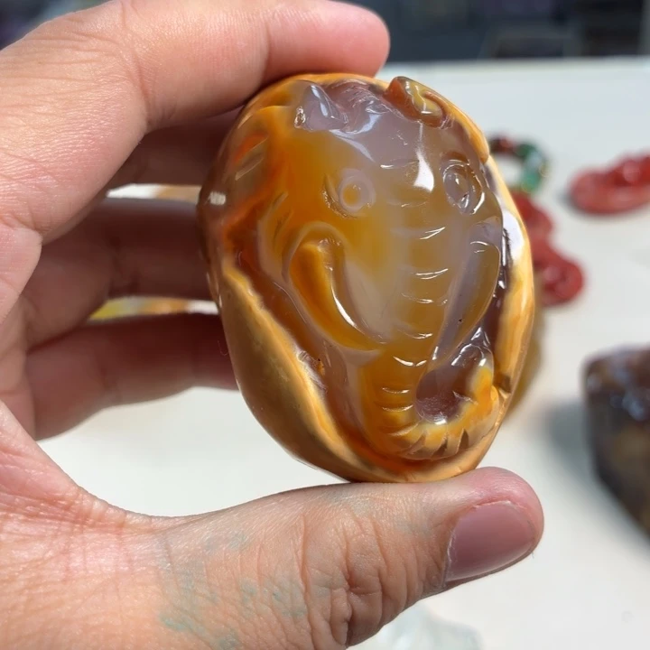 玛瑙/玉髓未镶嵌吊坠(不含链)