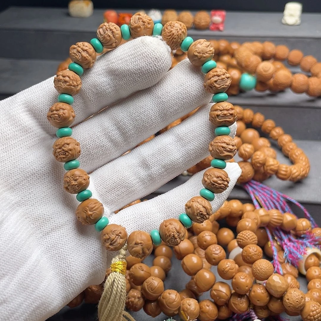 猴头核桃吊坠恶僧