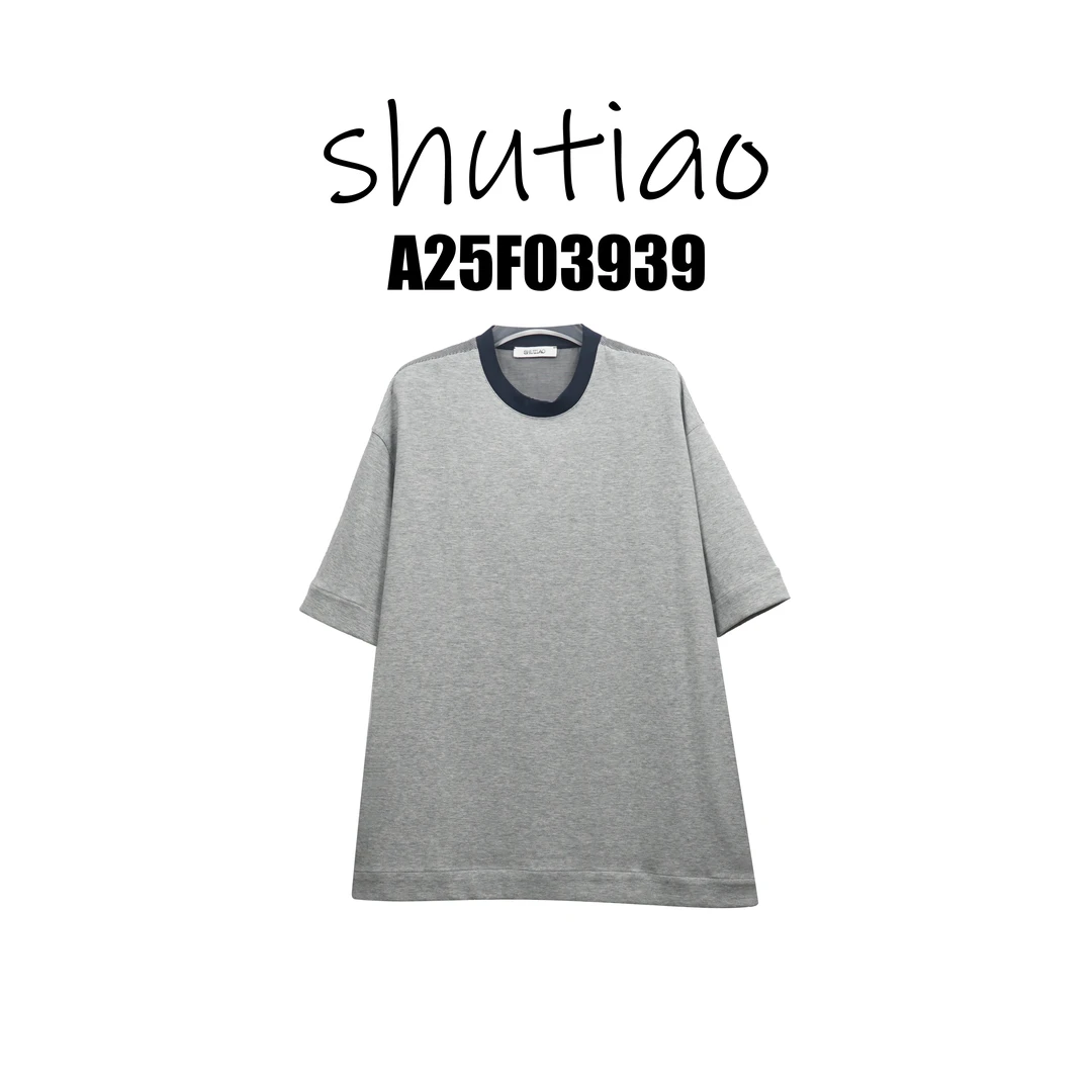 【SHUTIAO】2025秋冬：新款小众设计款T恤A25F03939