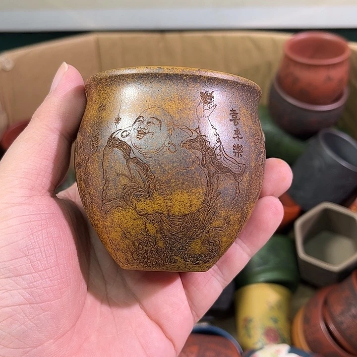 茶杯紫砂全手工紫砂主人杯