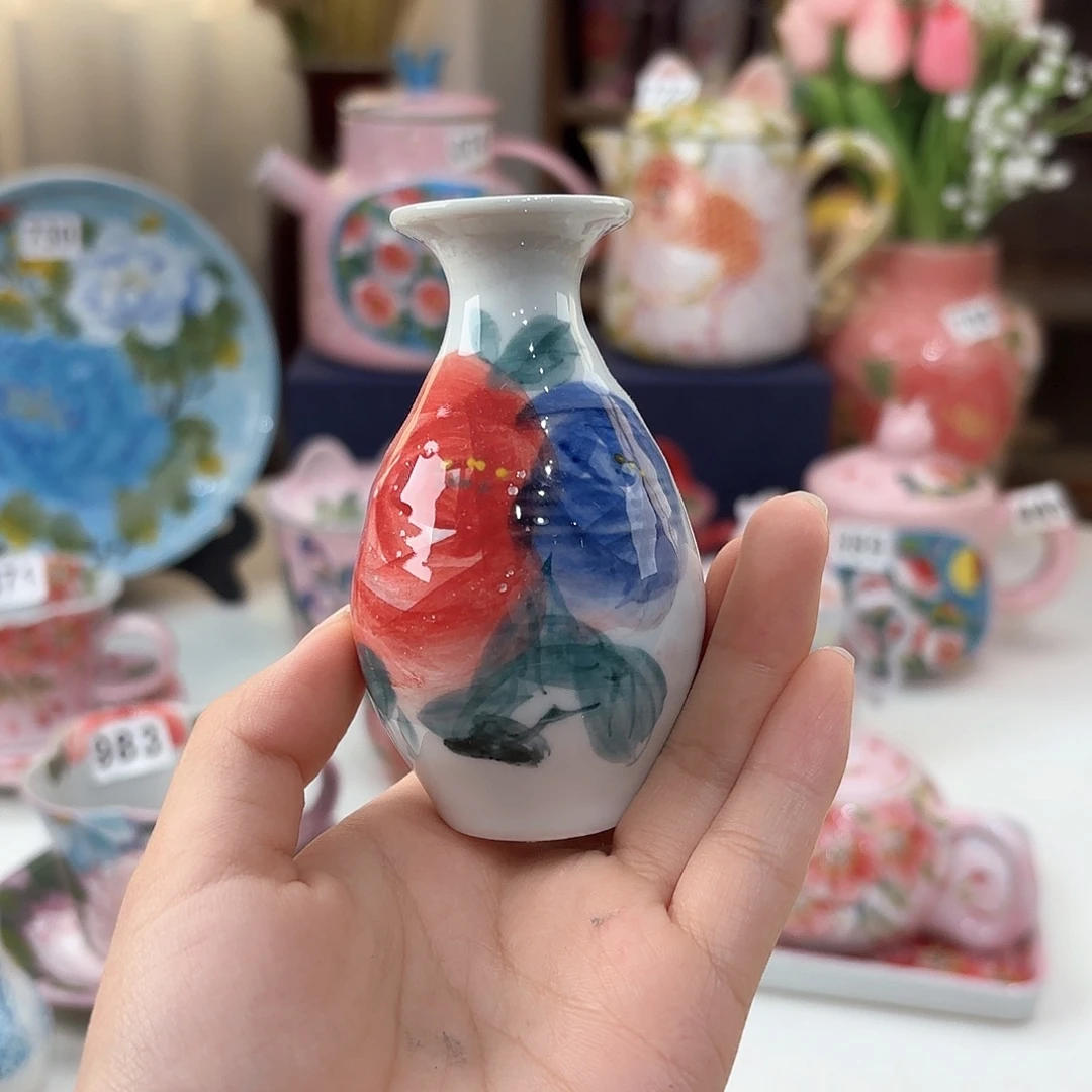 景德镇手绘高温釉下彩陶瓷茶具