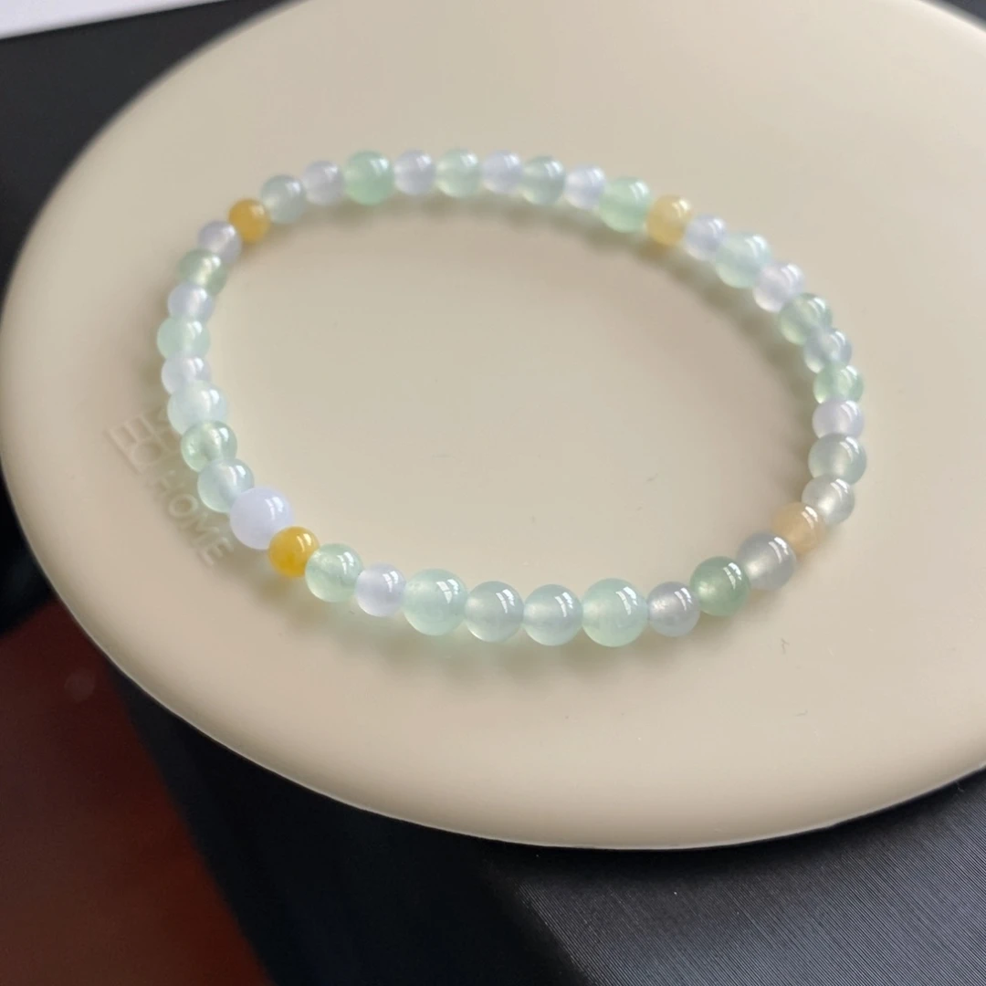 翡翠未镶嵌手链卡4.0-5.0