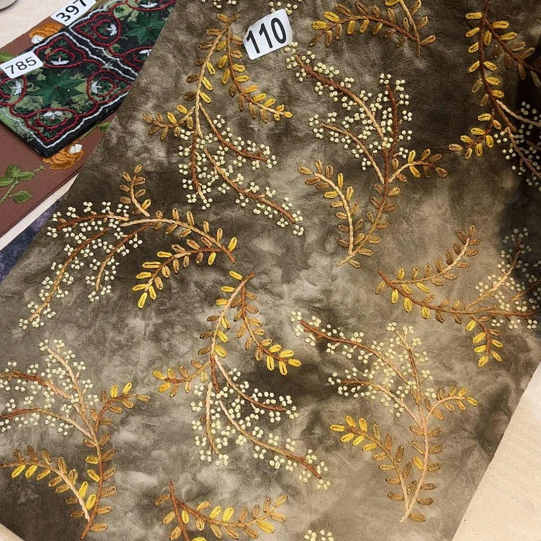 规格30.40刺子绣茶席