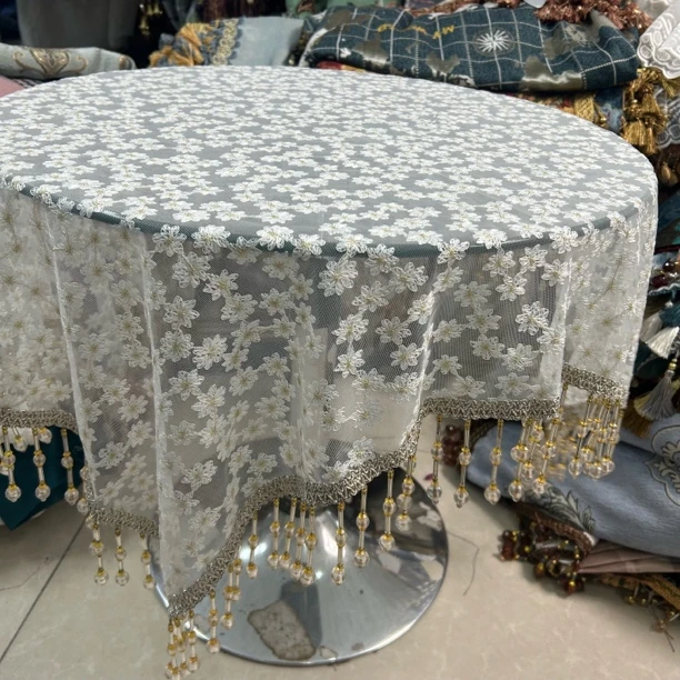 满天星万能盖巾装饰绣花超美