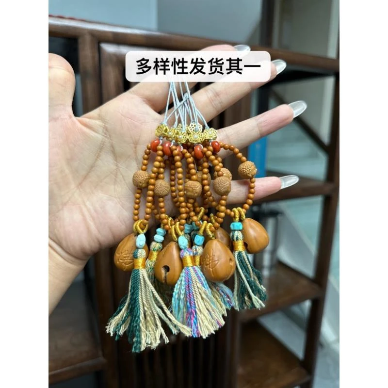 娇丰珠宝原创搭配木鱼挂饰