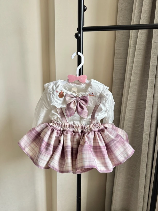 时尚可爱女童炸屁裙