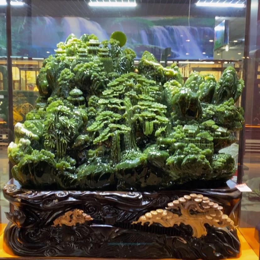 【闪购商品】蛇纹石玉摆件未镶嵌