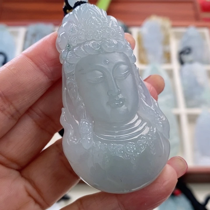 颈饰未镶嵌翡翠鸿*翡翠