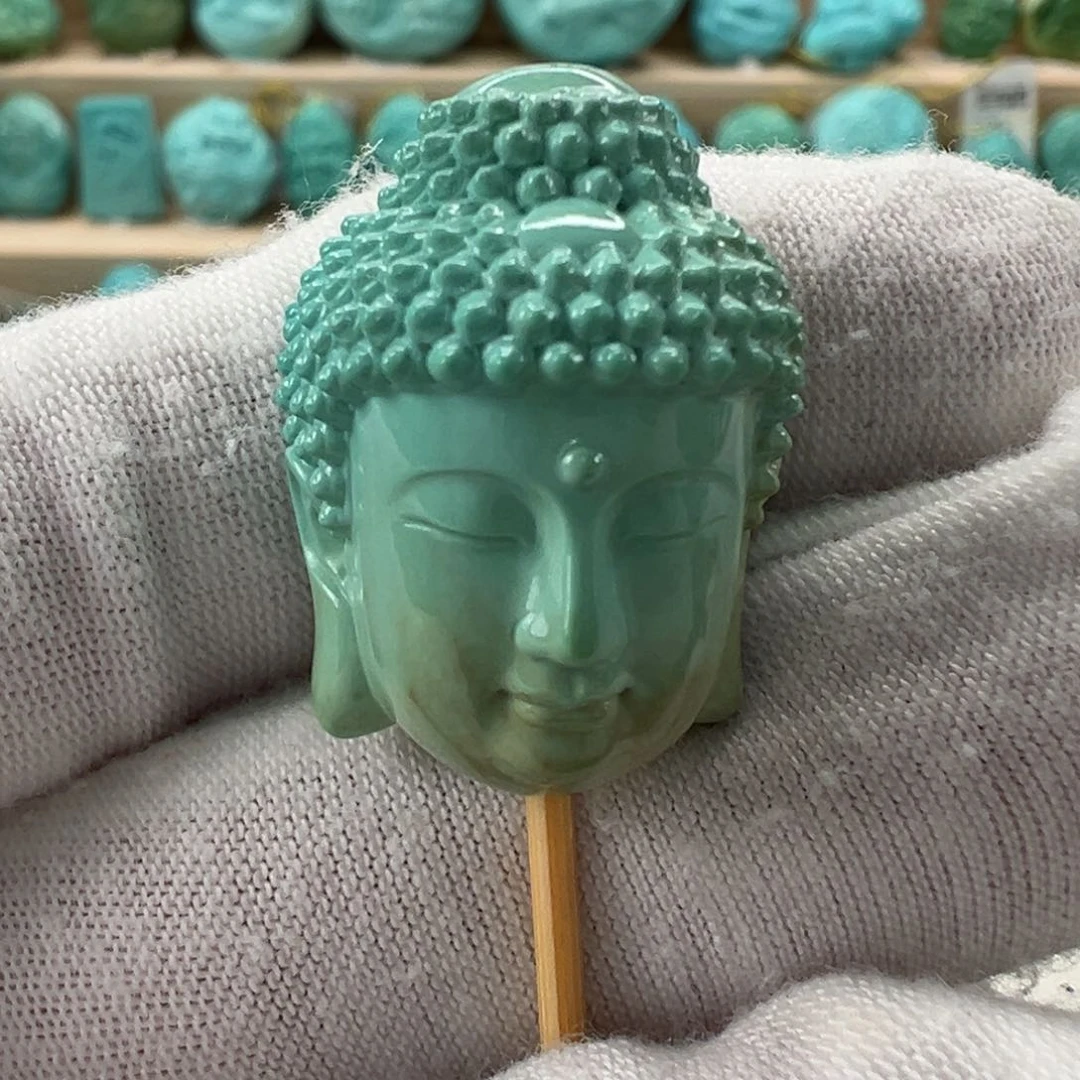 未镶嵌绿松石大日如来18.3mm