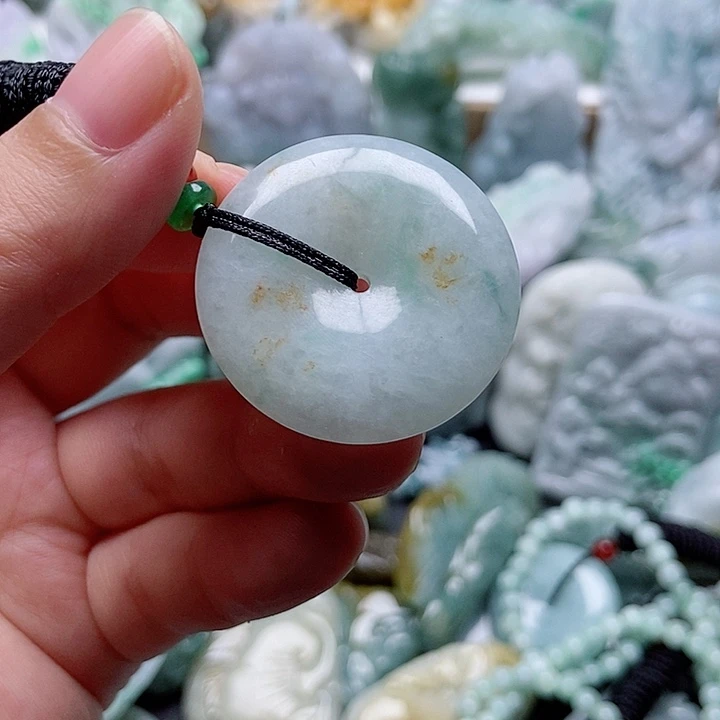 翡翠未镶嵌吊坠(不含链)1