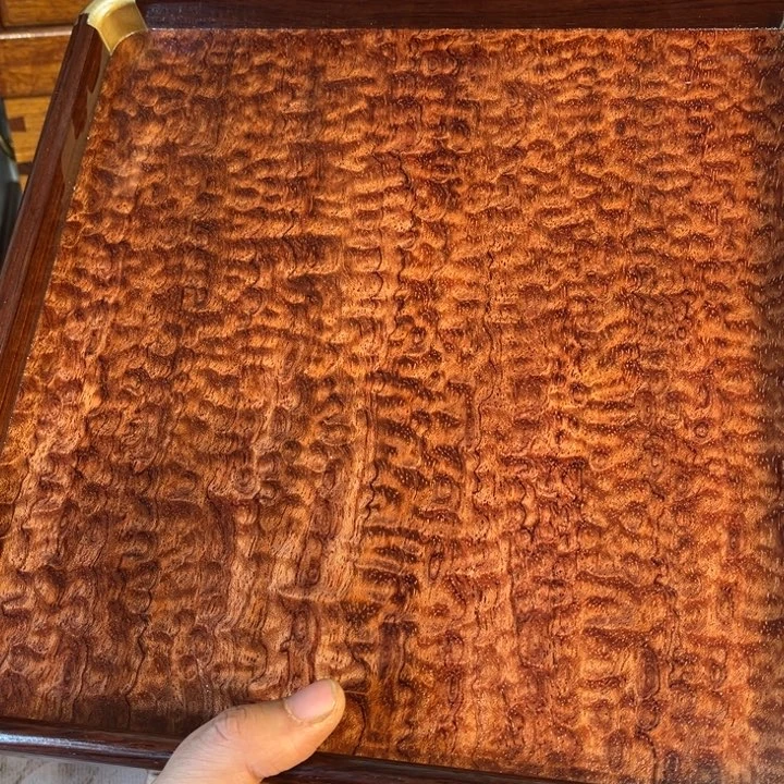 木缅甸花梨独板托盘