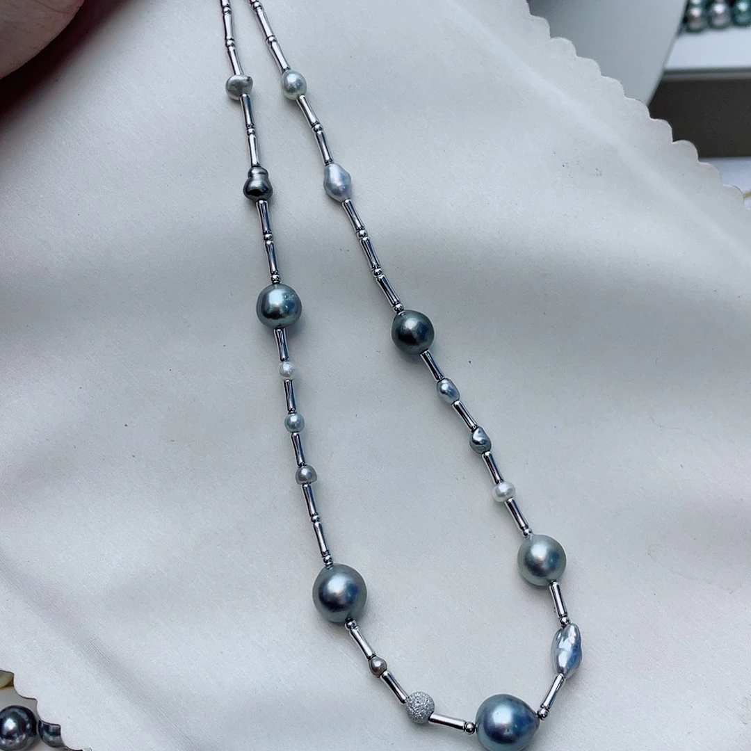 海水珍珠未镶嵌颈饰w44