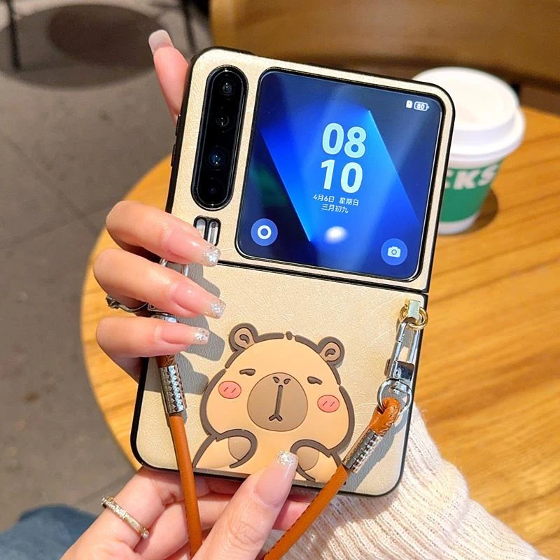 原装正品适用华为PuraX手机壳全包防摔蚕丝纹华为PuraX典藏版折叠