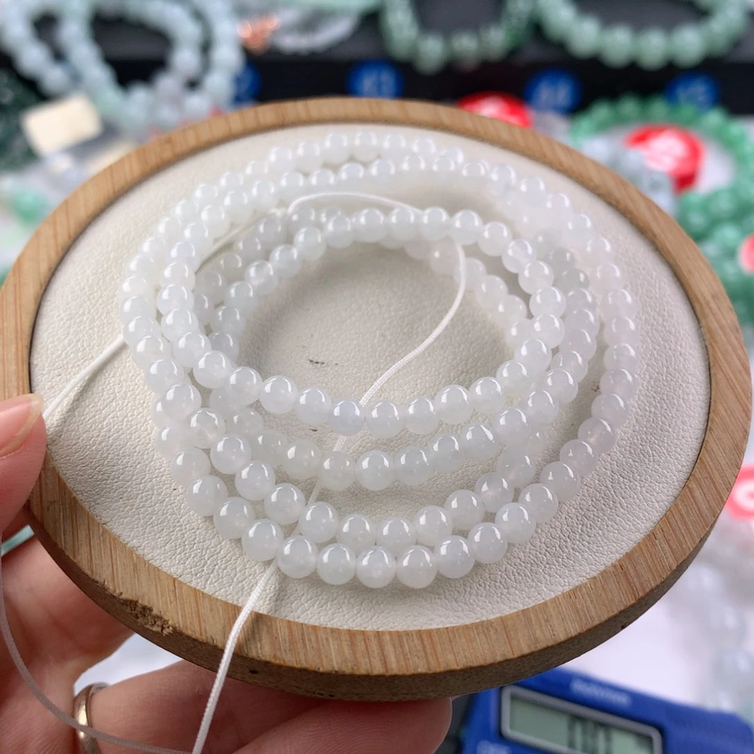 翡翠手链未镶嵌卡4.3