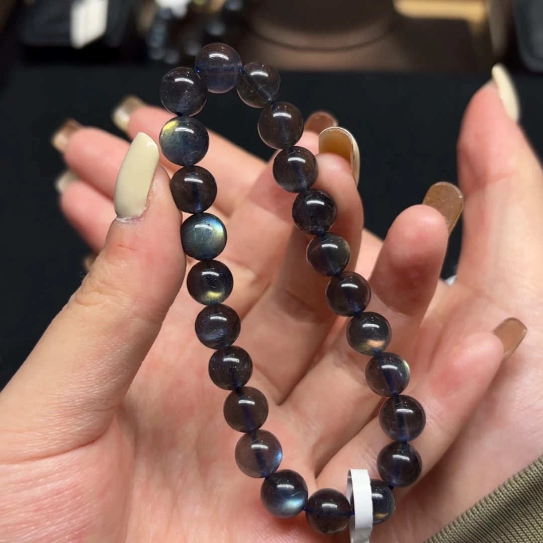 未镶嵌手链长石被***醒8mm左右