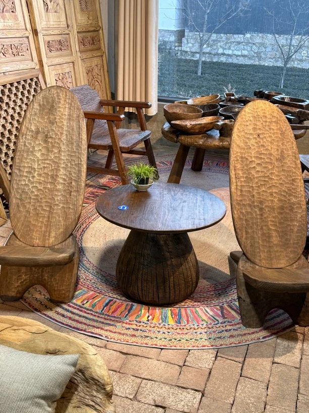 侘寂风 经典蘑菇桌（直径66，高48）