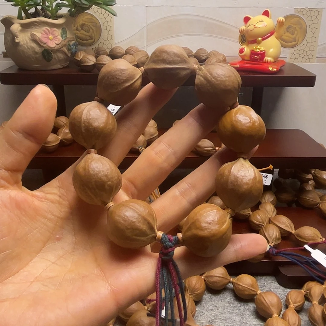 M***梦橄榄核手串梅林铁核2427