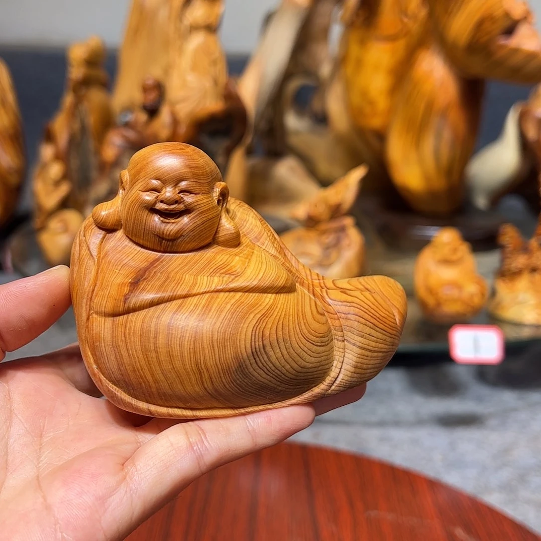 柏木崖柏木手把件摆件