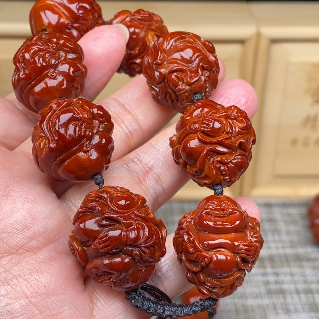 黑***静橄榄核吊坠米勒23