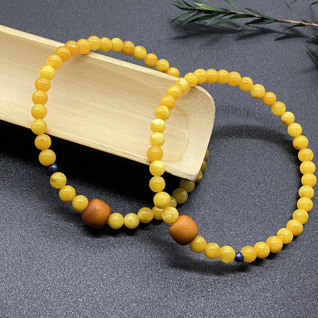 【景旺】【妹妹专属】4mm+橘皮墩子老蜡手串@多样性只发其一