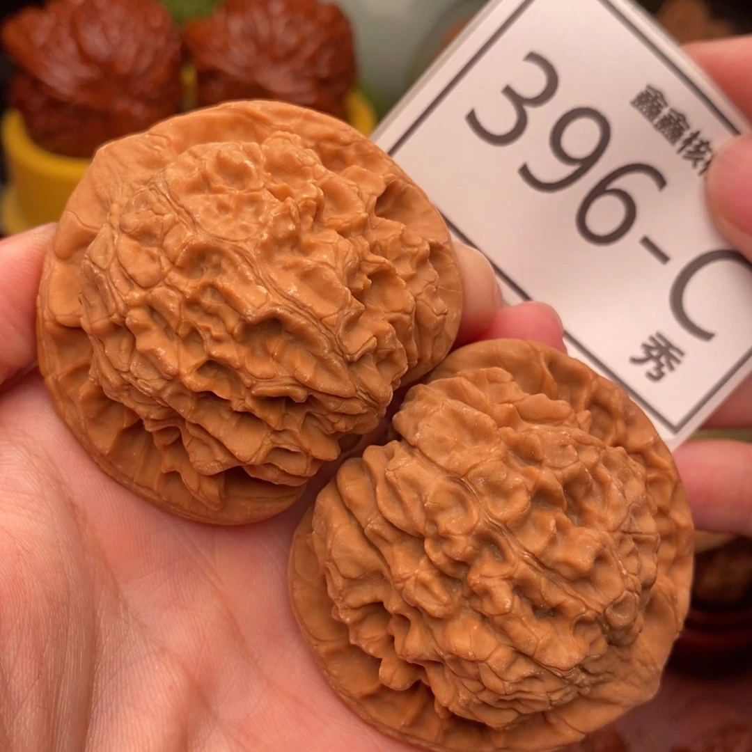 把件文玩核桃官帽50……