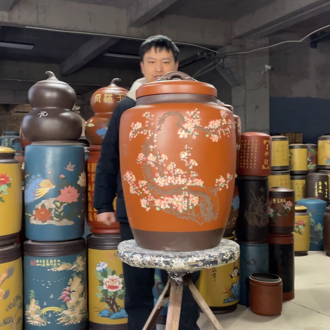 宜兴原矿紫砂茶叶罐