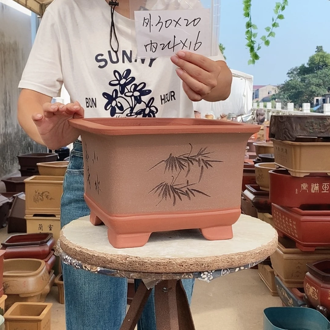 紫砂花盆紫砂花盆