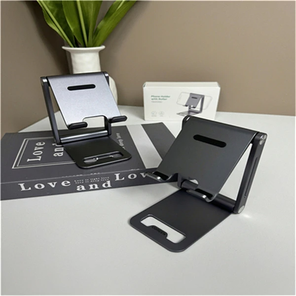 外贸捡漏！超便携懒人手机支架平板通用折叠式桌面追剧金属支撑架