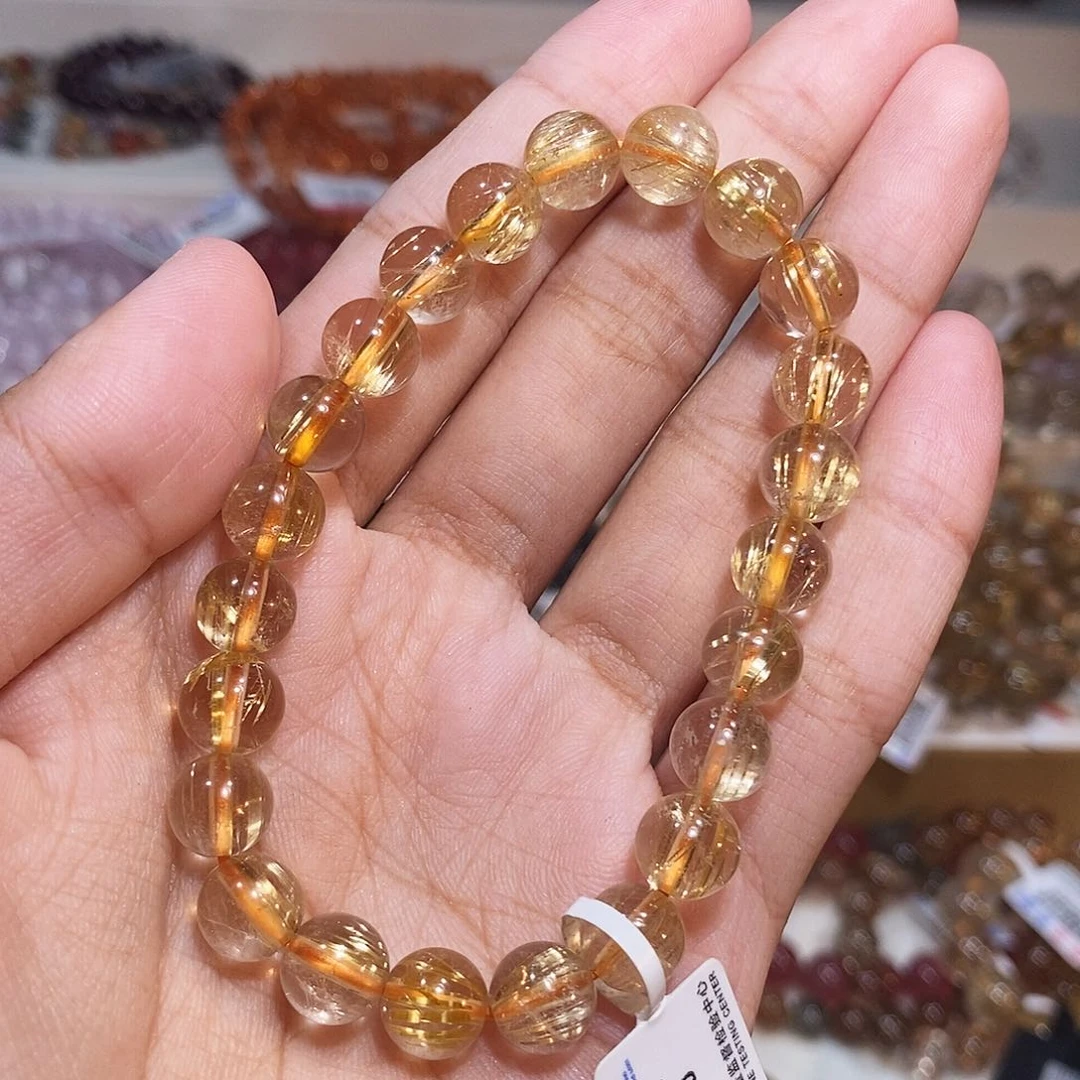 J***e发晶手链未镶嵌顺发发晶8mm