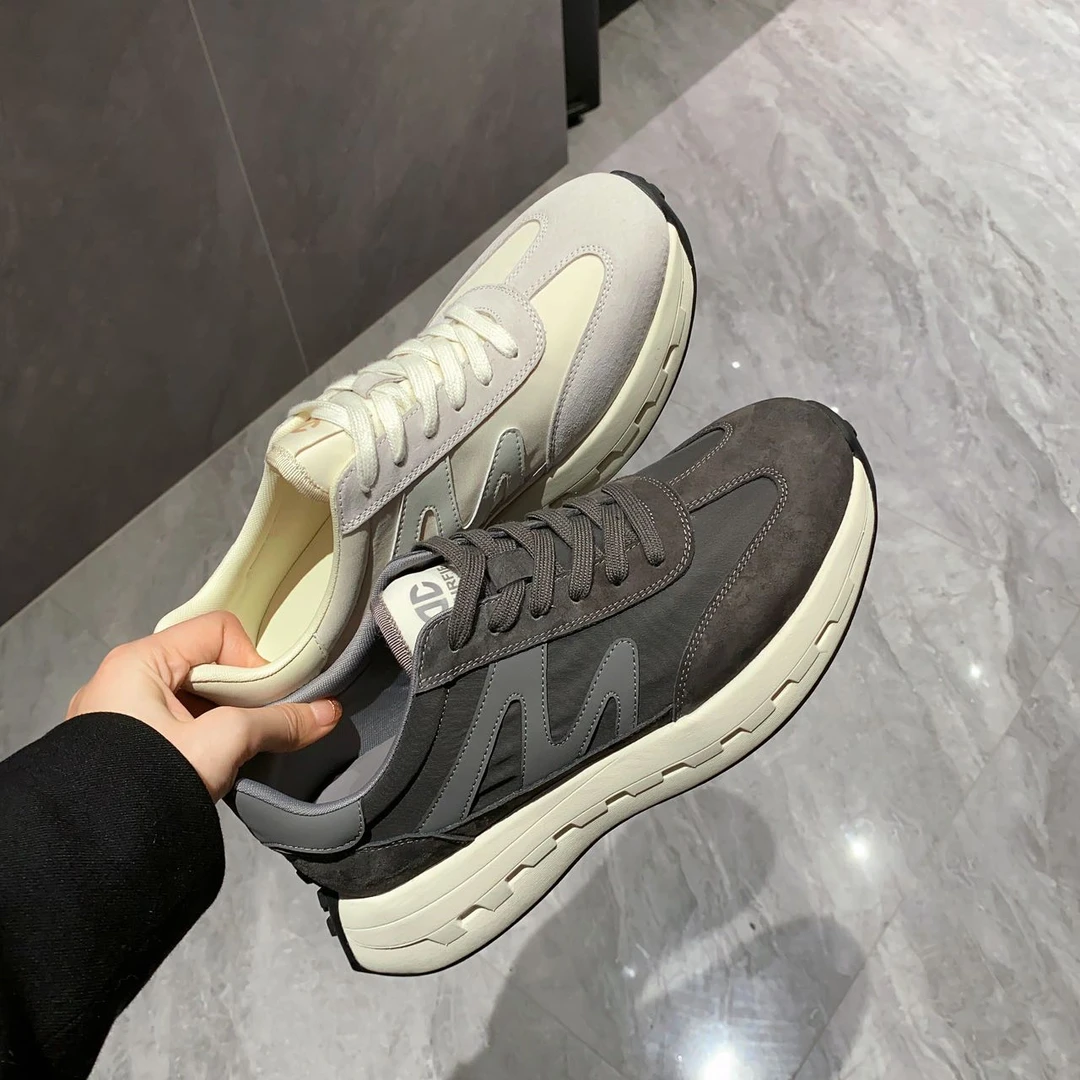 【天邑严选】双拼猪皮德训休闲男鞋AB23712