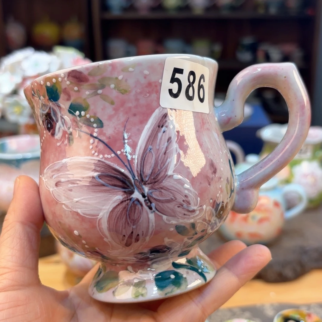 景德镇手绘高温釉下彩陶瓷茶具